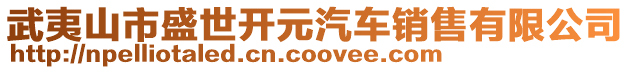 武夷山市盛世開元汽車銷售有限公司