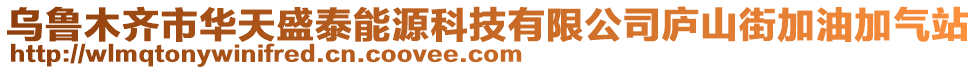 烏魯木齊市華天盛泰能源科技有限公司廬山街加油加氣站