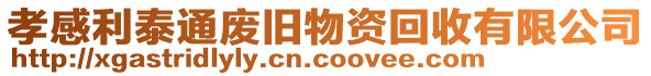 孝感利泰通廢舊物資回收有限公司