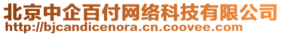 北京中企百付網(wǎng)絡(luò)科技有限公司