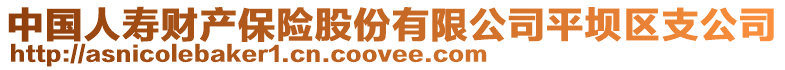 中國(guó)人壽財(cái)產(chǎn)保險(xiǎn)股份有限公司平壩區(qū)支公司