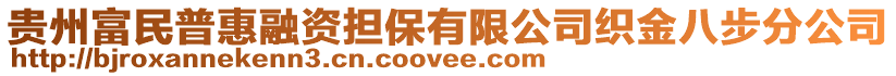 貴州富民普惠融資擔(dān)保有限公司織金八步分公司