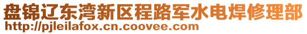 盤錦遼東灣新區(qū)程路軍水電焊修理部