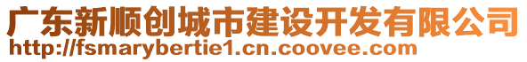 廣東新順創(chuàng)城市建設(shè)開(kāi)發(fā)有限公司