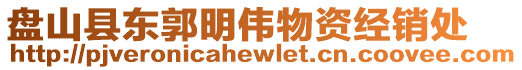 盤(pán)山縣東郭明偉物資經(jīng)銷(xiāo)處