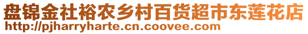 盘锦金社裕农乡村百货超市东莲花店
