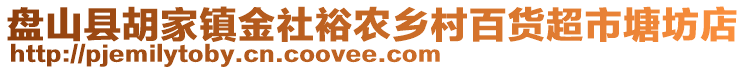 盤山縣胡家鎮(zhèn)金社裕農(nóng)鄉(xiāng)村百貨超市塘坊店