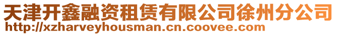 天津開鑫融資租賃有限公司徐州分公司