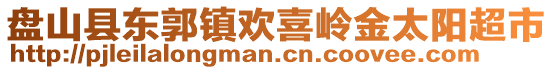 盤山縣東郭鎮(zhèn)歡喜嶺金太陽(yáng)超市