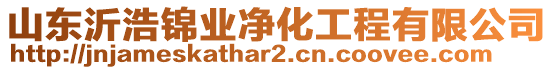 山東沂浩錦業(yè)凈化工程有限公司