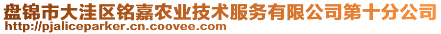 盤錦市大洼區(qū)銘嘉農(nóng)業(yè)技術(shù)服務(wù)有限公司第十分公司