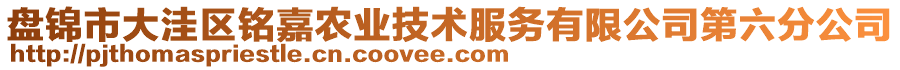 盤錦市大洼區(qū)銘嘉農(nóng)業(yè)技術服務有限公司第六分公司