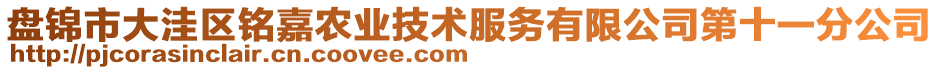 盤(pán)錦市大洼區(qū)銘嘉農(nóng)業(yè)技術(shù)服務(wù)有限公司第十一分公司