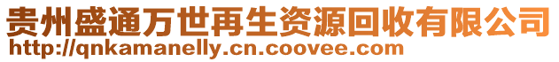 貴州盛通萬世再生資源回收有限公司