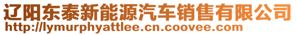 遼陽東泰新能源汽車銷售有限公司