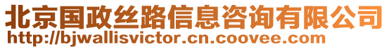 北京國政絲路信息咨詢有限公司