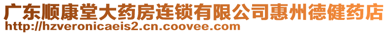 廣東順康堂大藥房連鎖有限公司惠州德健藥店