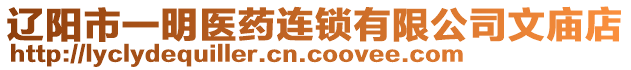 遼陽市一明醫(yī)藥連鎖有限公司文廟店