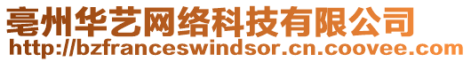 亳州華藝網(wǎng)絡(luò)科技有限公司