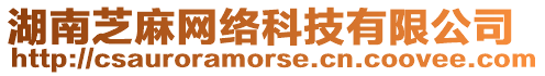 湖南芝麻網(wǎng)絡(luò)科技有限公司