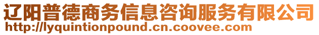 遼陽普德商務(wù)信息咨詢服務(wù)有限公司