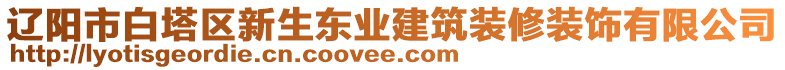 遼陽市白塔區(qū)新生東業(yè)建筑裝修裝飾有限公司