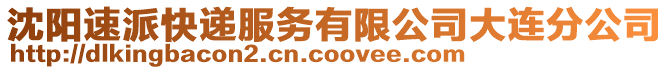 沈陽速派快遞服務有限公司大連分公司