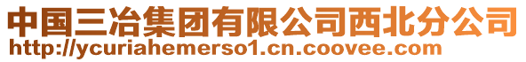 中國(guó)三冶集團(tuán)有限公司西北分公司