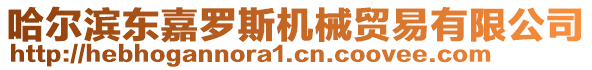 哈尔滨东嘉罗斯机械贸易有限公司