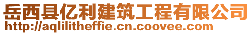 岳西縣億利建筑工程有限公司