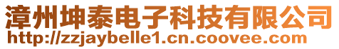 漳州坤泰電子科技有限公司