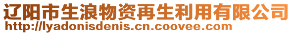 遼陽市生浪物資再生利用有限公司