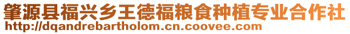 肇源縣福興鄉(xiāng)王德福糧食種植專業(yè)合作社