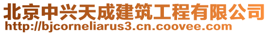 北京中興天成建筑工程有限公司