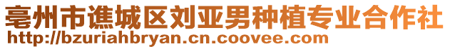 亳州市譙城區(qū)劉亞男種植專業(yè)合作社