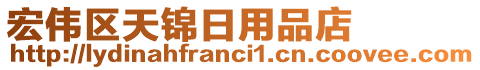 宏偉區(qū)天錦日用品店