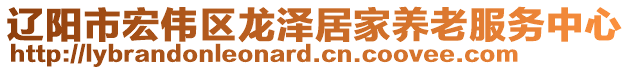 遼陽市宏偉區(qū)龍澤居家養(yǎng)老服務(wù)中心