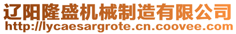 遼陽(yáng)隆盛機(jī)械制造有限公司