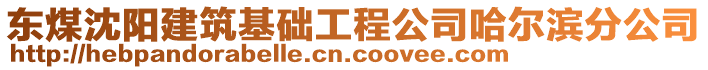 東煤沈陽建筑基礎(chǔ)工程公司哈爾濱分公司