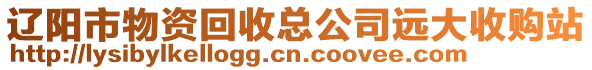 遼陽市物資回收總公司遠大收購站