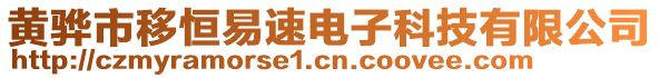 黃驊市移恒易速電子科技有限公司