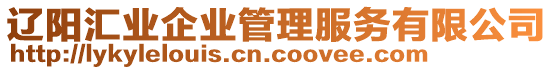 遼陽匯業(yè)企業(yè)管理服務(wù)有限公司