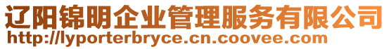 遼陽錦明企業(yè)管理服務有限公司