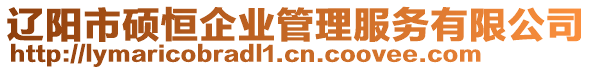 遼陽市碩恒企業(yè)管理服務(wù)有限公司