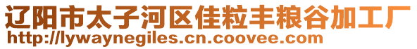 遼陽市太子河區(qū)佳粒豐糧谷加工廠