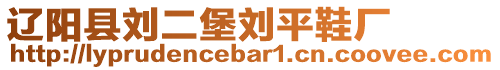 遼陽縣劉二堡劉平鞋廠