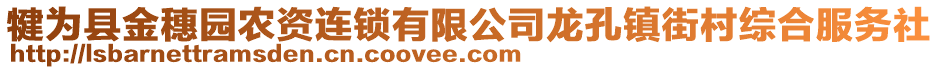 犍為縣金穗園農(nóng)資連鎖有限公司龍孔鎮(zhèn)街村綜合服務(wù)社