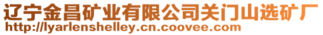 遼寧金昌礦業(yè)有限公司關(guān)門山選礦廠