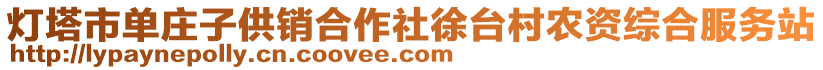 燈塔市單莊子供銷合作社徐臺村農(nóng)資綜合服務(wù)站