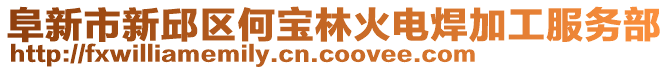 阜新市新邱區(qū)何寶林火電焊加工服務(wù)部